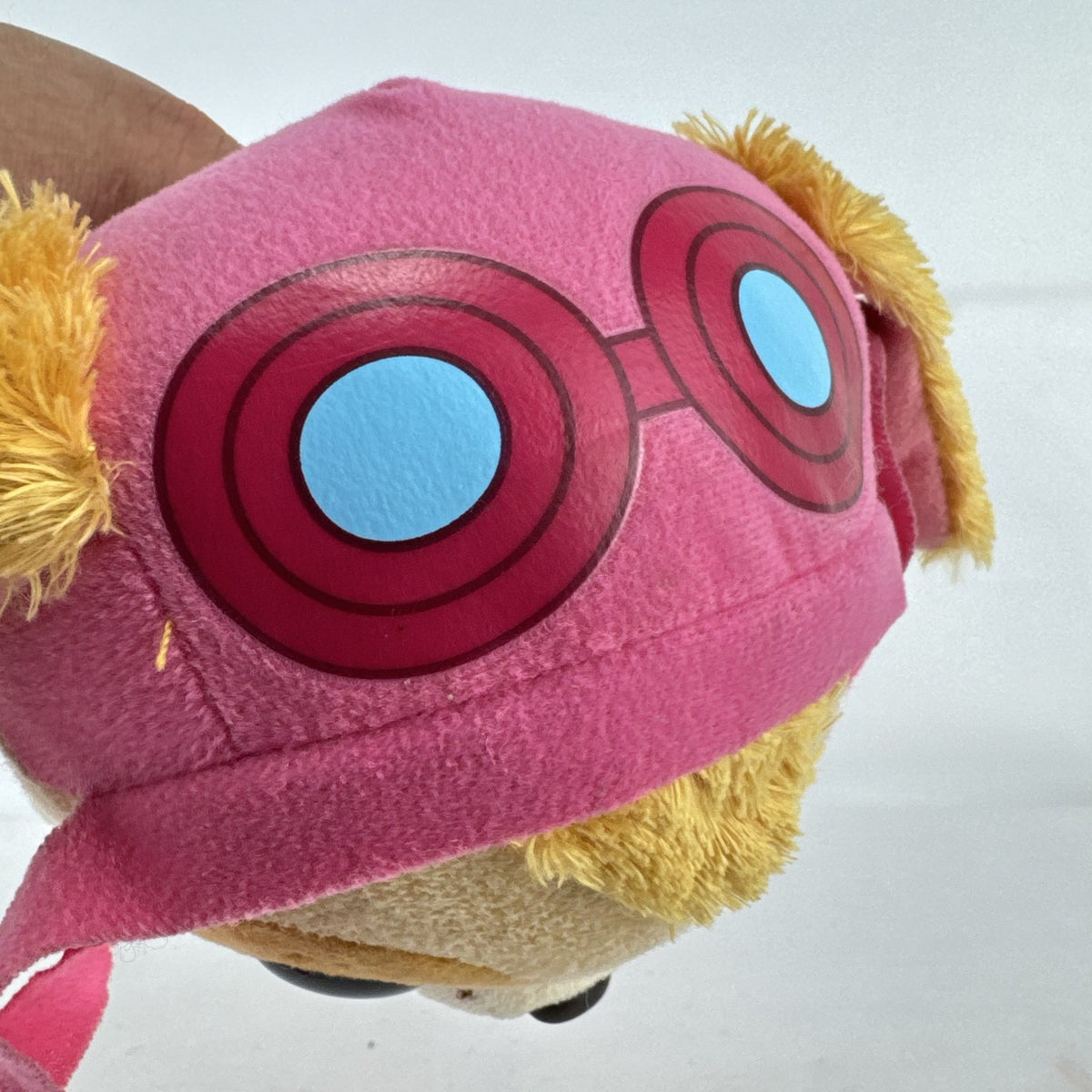 Ty PAW Patrol Beanie Boos Skye plush dog in pink aviator suit with pink glitter eyes