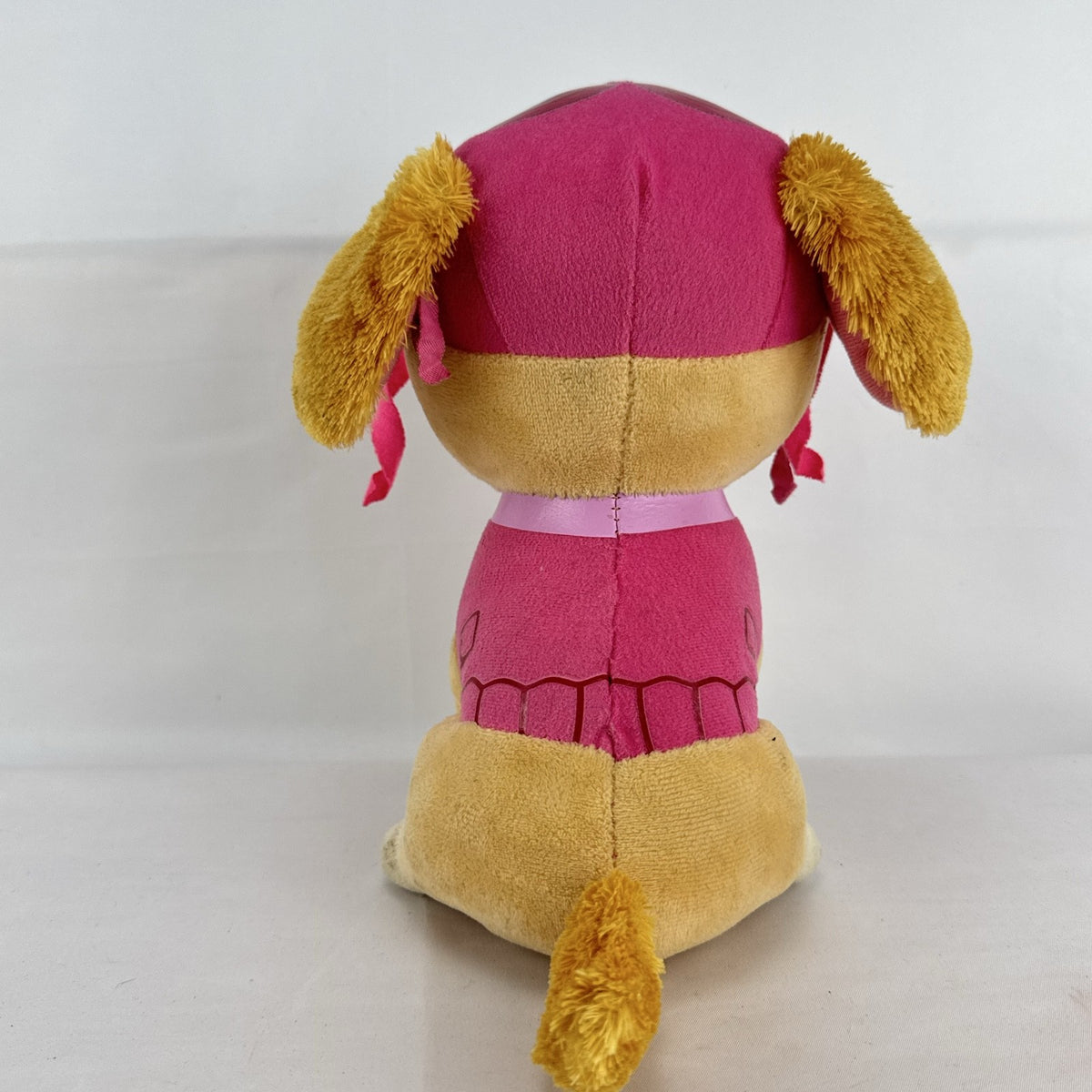 Ty PAW Patrol Beanie Boos Skye plush dog in pink aviator suit with pink glitter eyes
