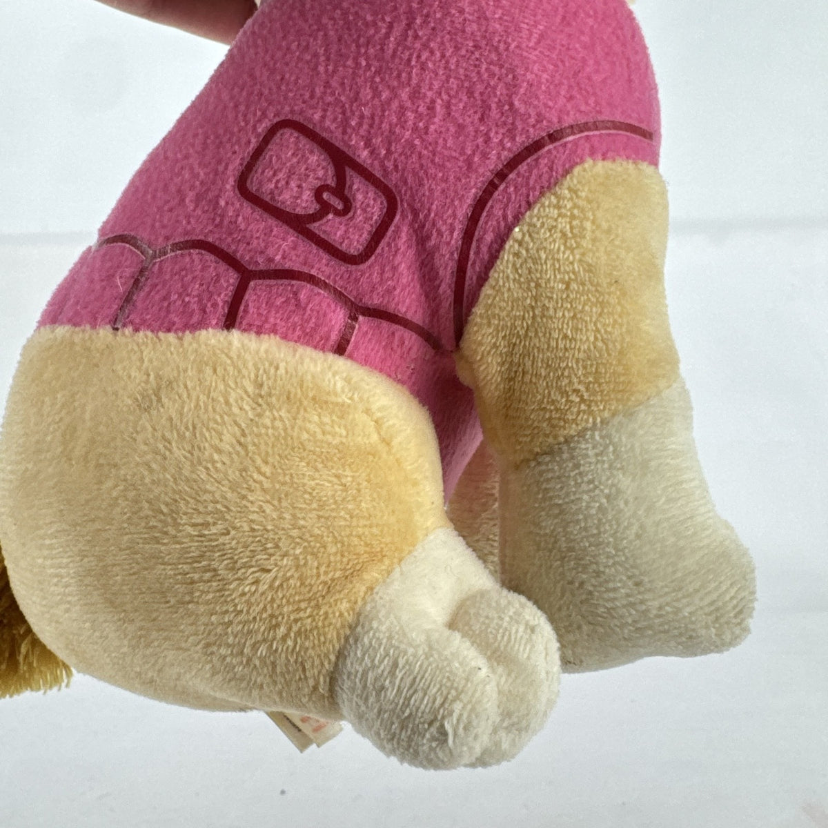 Ty PAW Patrol Beanie Boos Skye plush dog in pink aviator suit with pink glitter eyes