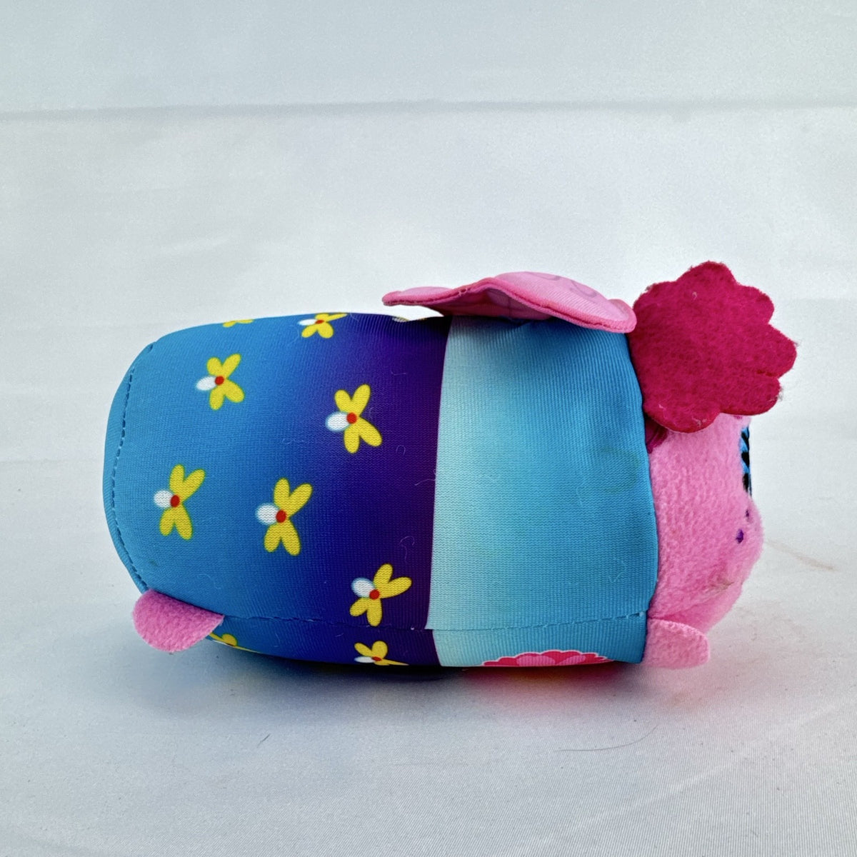 Sesame Street 50th Anniversary Abby Cadabby fairy roll plush stuffed toy with wings and floral pattern