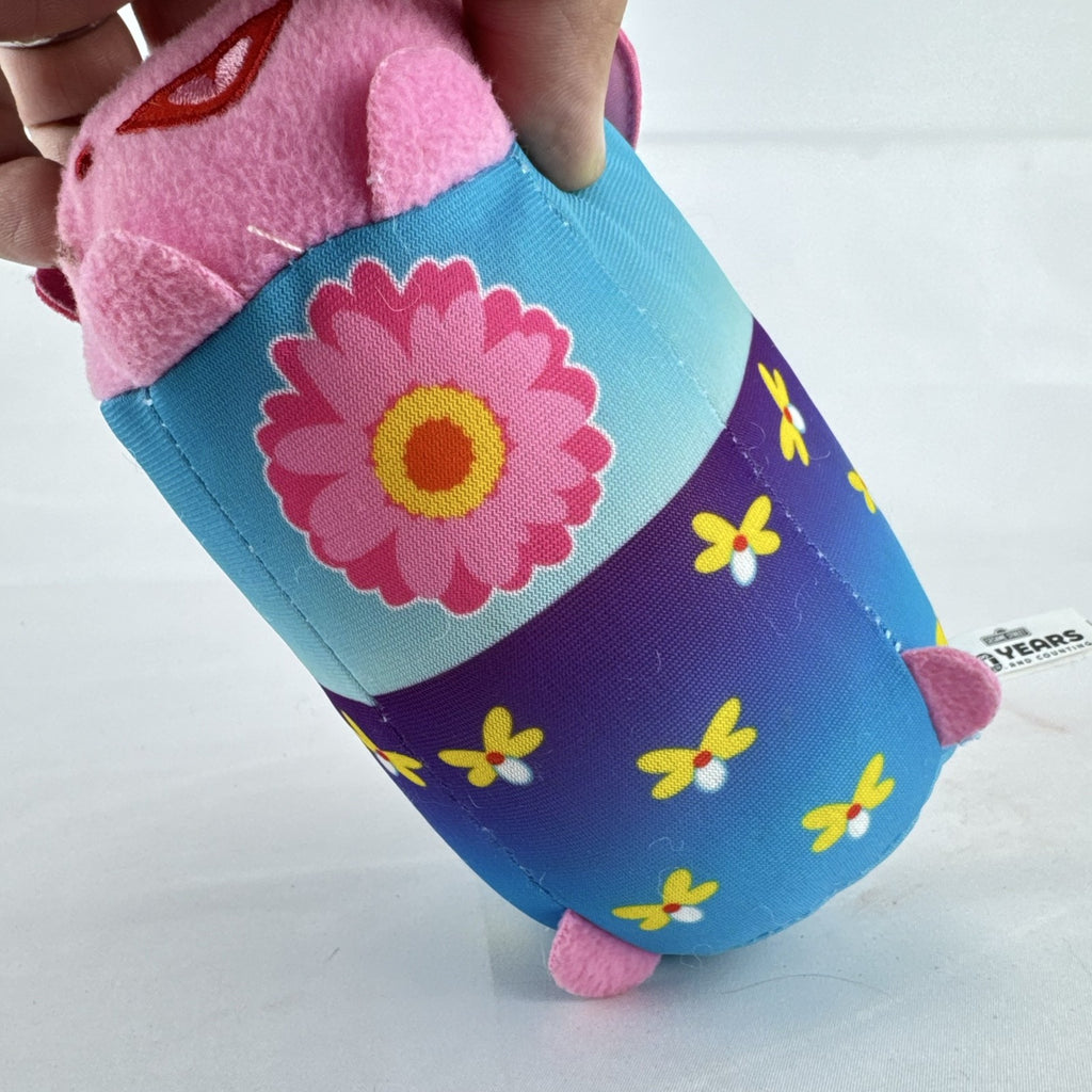Sesame Street 50th Anniversary Abby Cadabby fairy roll plush stuffed toy with wings and floral pattern