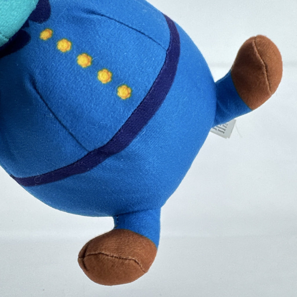 Toy Factory 8-inch Willy Wonka Violet Beauregarde blueberry plush doll in blue tracksuit