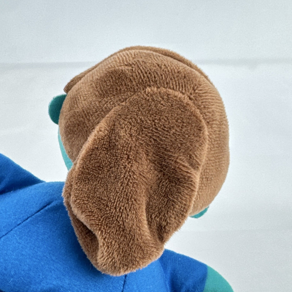 Toy Factory 8-inch Willy Wonka Violet Beauregarde blueberry plush doll in blue tracksuit