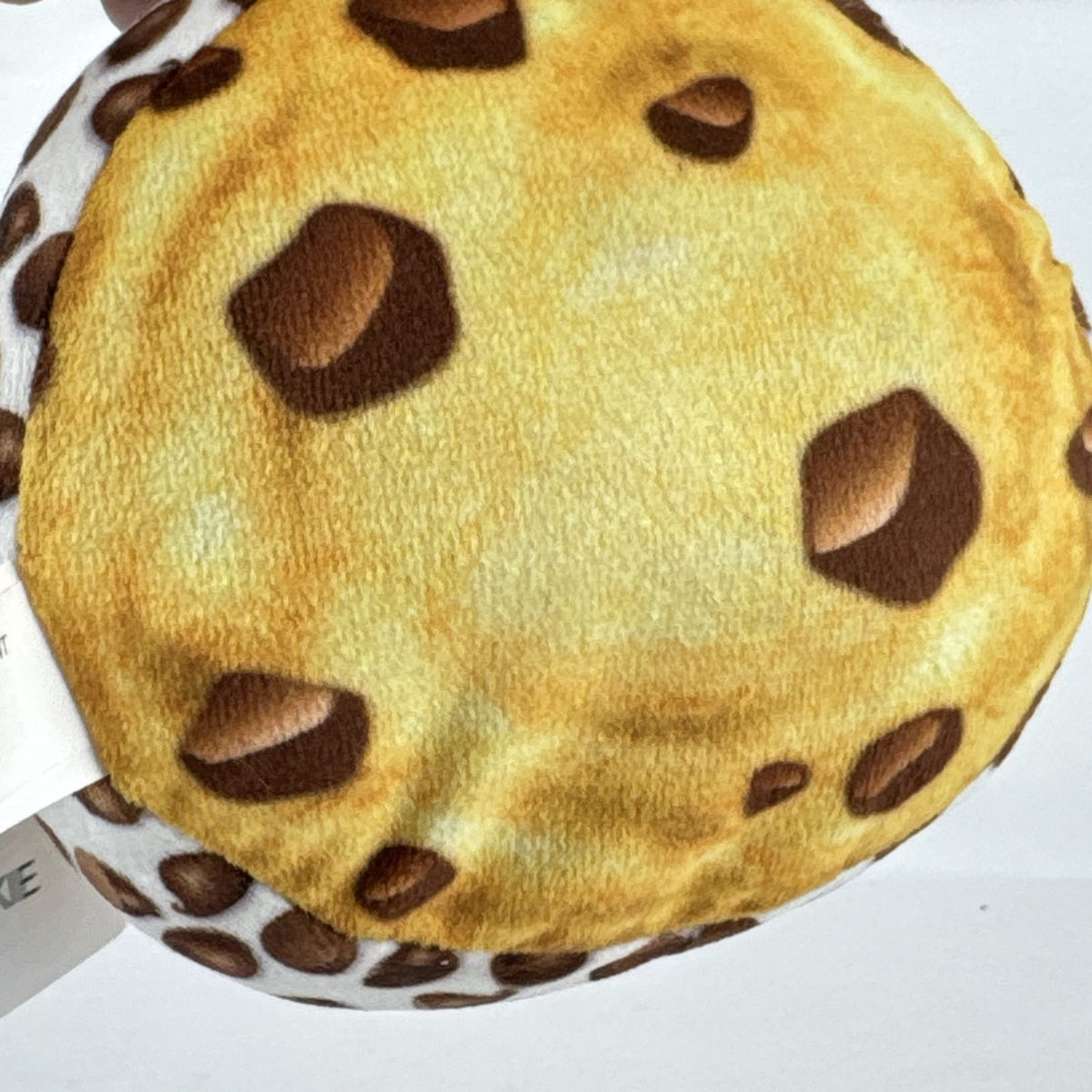 Classic Toy Co. 5-inch chocolate chip cookie ice cream sandwich plush with big blue eyes and hanging loop