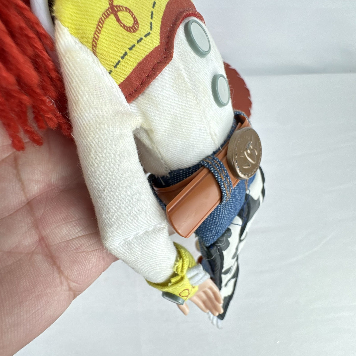 Disney Pixar Toy Story Jessie 15-inch cloth rag doll with red yarn hair and cowgirl hat