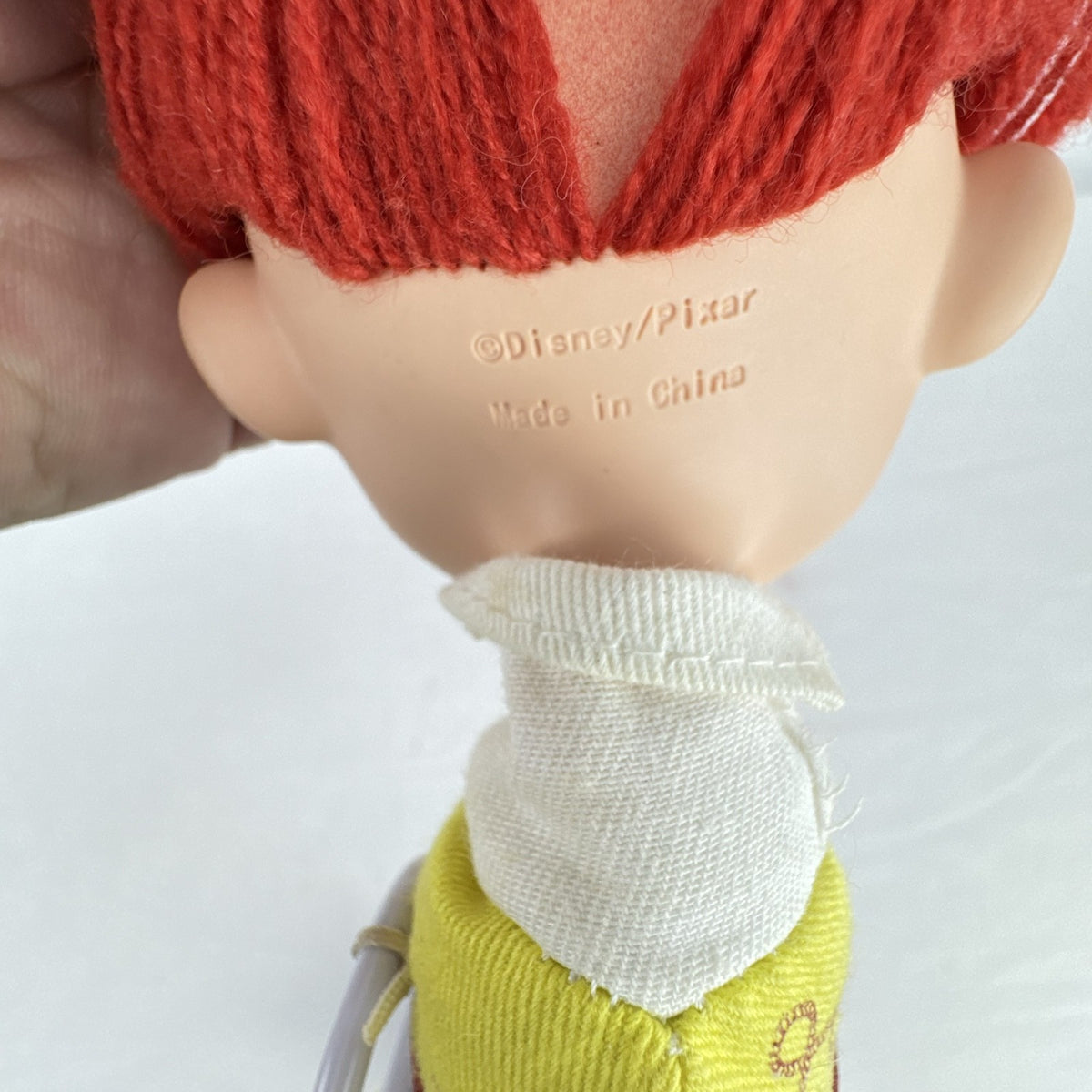 Disney Pixar Toy Story Jessie 15-inch cloth rag doll with red yarn hair and cowgirl hat