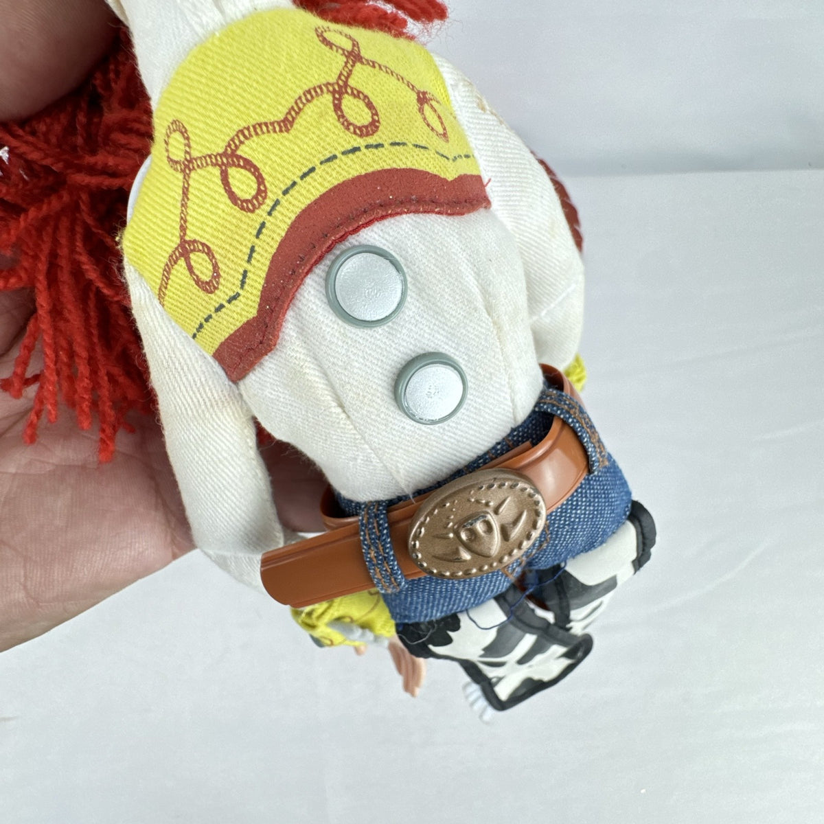 Disney Pixar Toy Story Jessie 15-inch cloth rag doll with red yarn hair and cowgirl hat