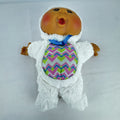 JAKKS Pacific Cabbage Patch Kids Cuties 9-inch Easter lamb plush doll in white fleece suit with chevron belly