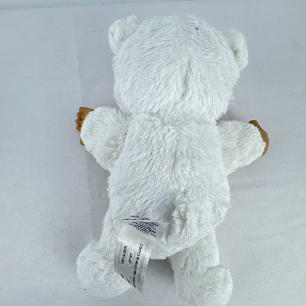 JAKKS Pacific Cabbage Patch Kids Cuties 9-inch Easter lamb plush doll in white fleece suit with chevron belly