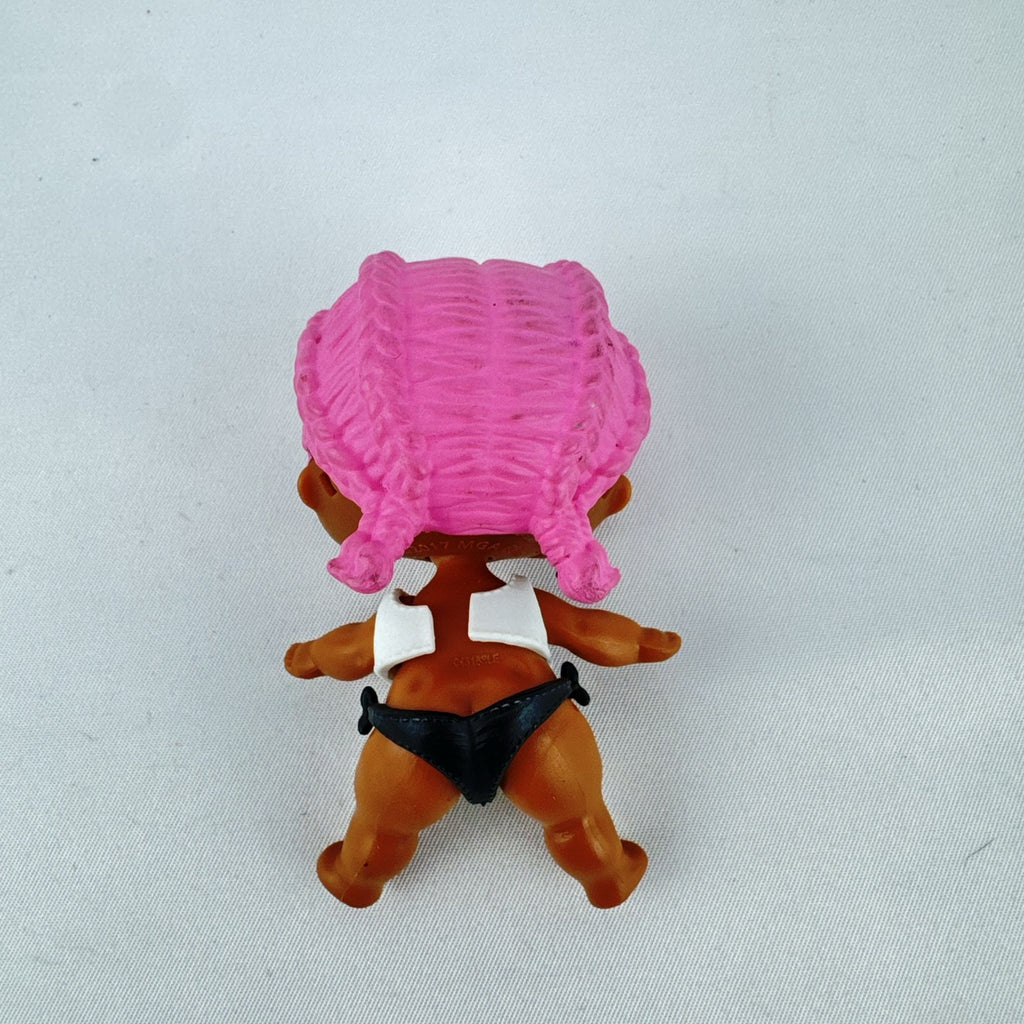 MGA L.O.L. Surprise Series 3 Confetti Pop Sprints doll in athletic outfit with pink braids