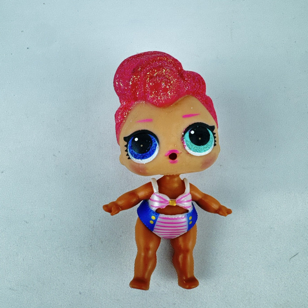 MGA L.O.L. Surprise High Dive doll with pink glitter hair and two-piece swimsuit