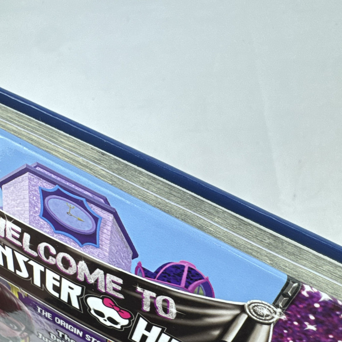 Mattel Monster High The Origin Story deluxe hardcover novel showing cover artwork and spine.