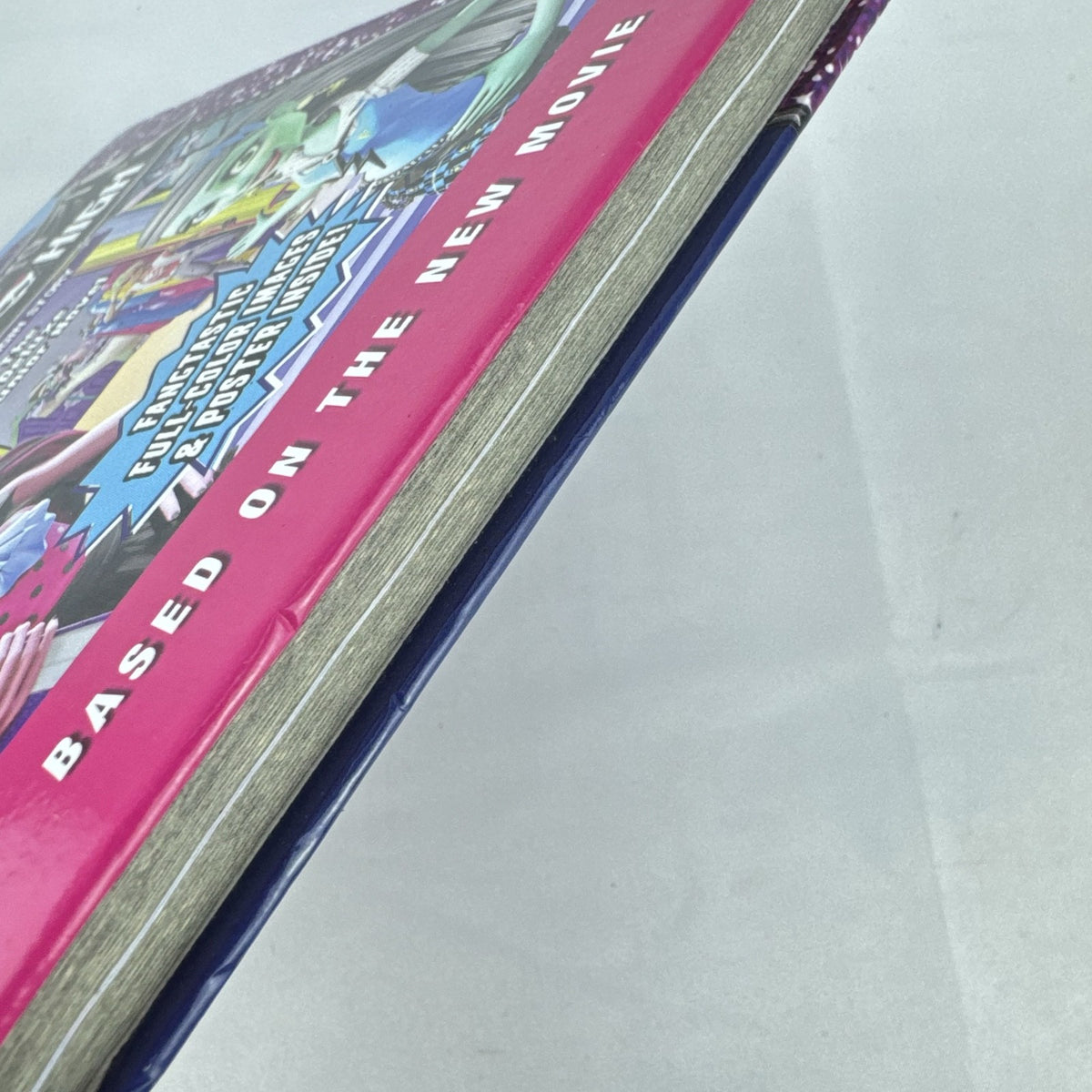 Mattel Monster High The Origin Story deluxe hardcover novel showing cover artwork and spine.