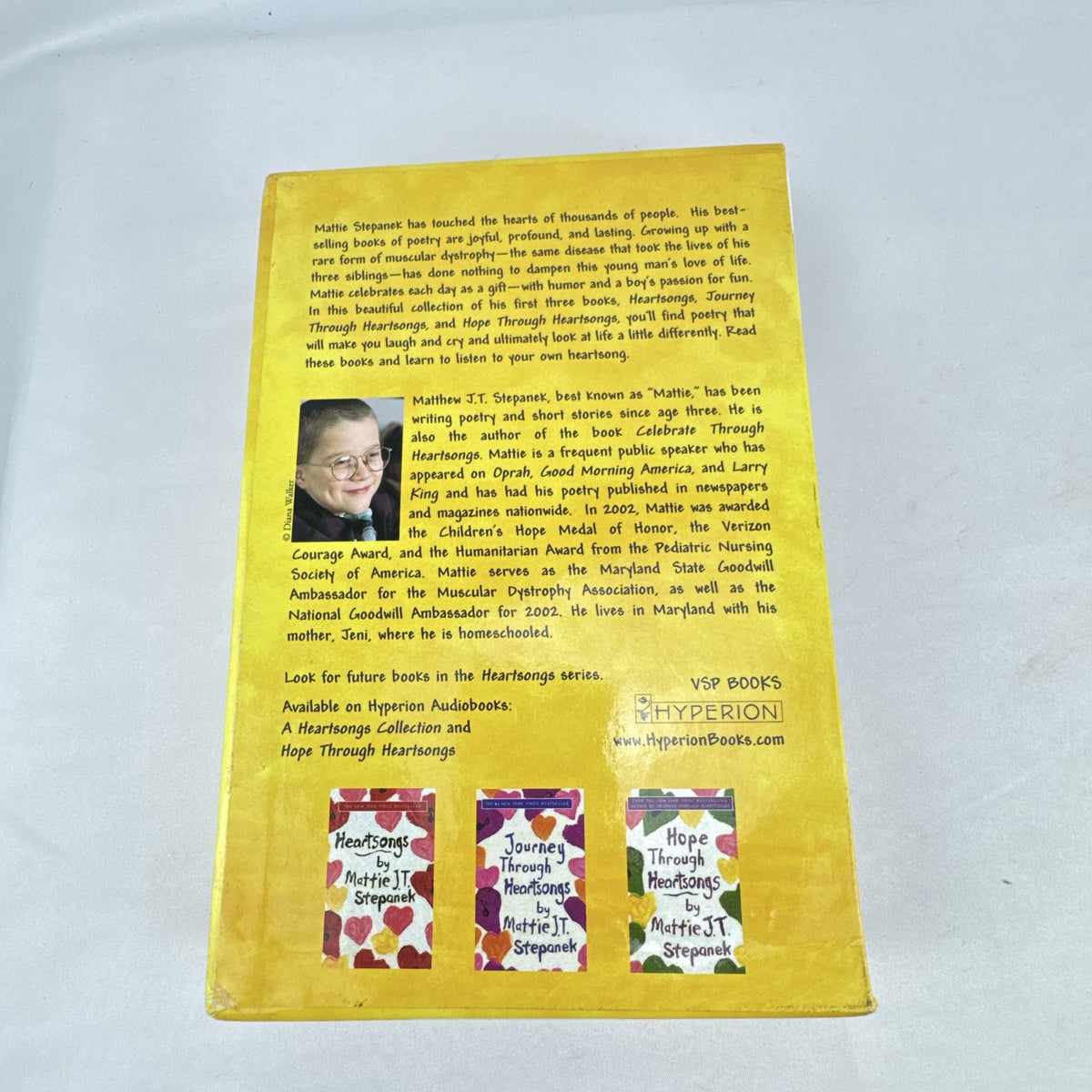 Mattie J.T. Stepanek A Heartsongs Treasury 3-book paperback slipcase box set