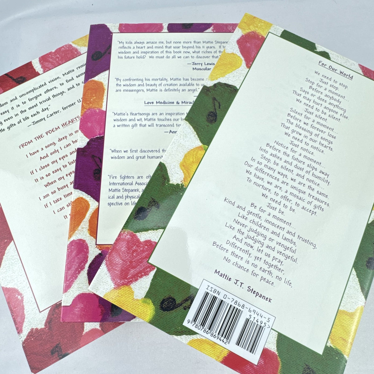 Mattie J.T. Stepanek A Heartsongs Treasury 3-book paperback slipcase box set