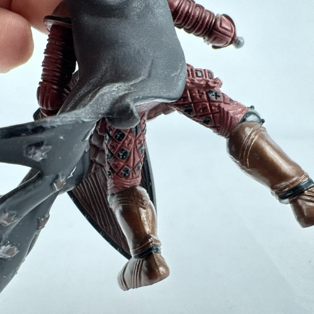 Papo 2007 medieval king knight 4-inch PVC action figure holding a mace and shield