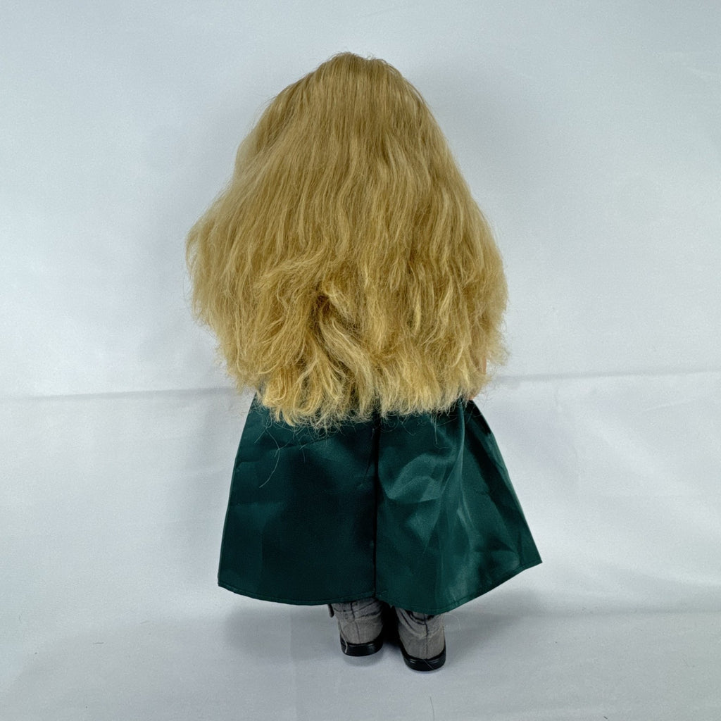 Battat Our Generation 18-inch blonde play doll wearing a green coronation dress and grey shoes