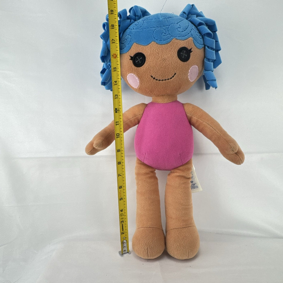 Build-A-Bear Lalaloopsy Marina Anchors 18-inch plush doll with blue fleece hair and black button eyes