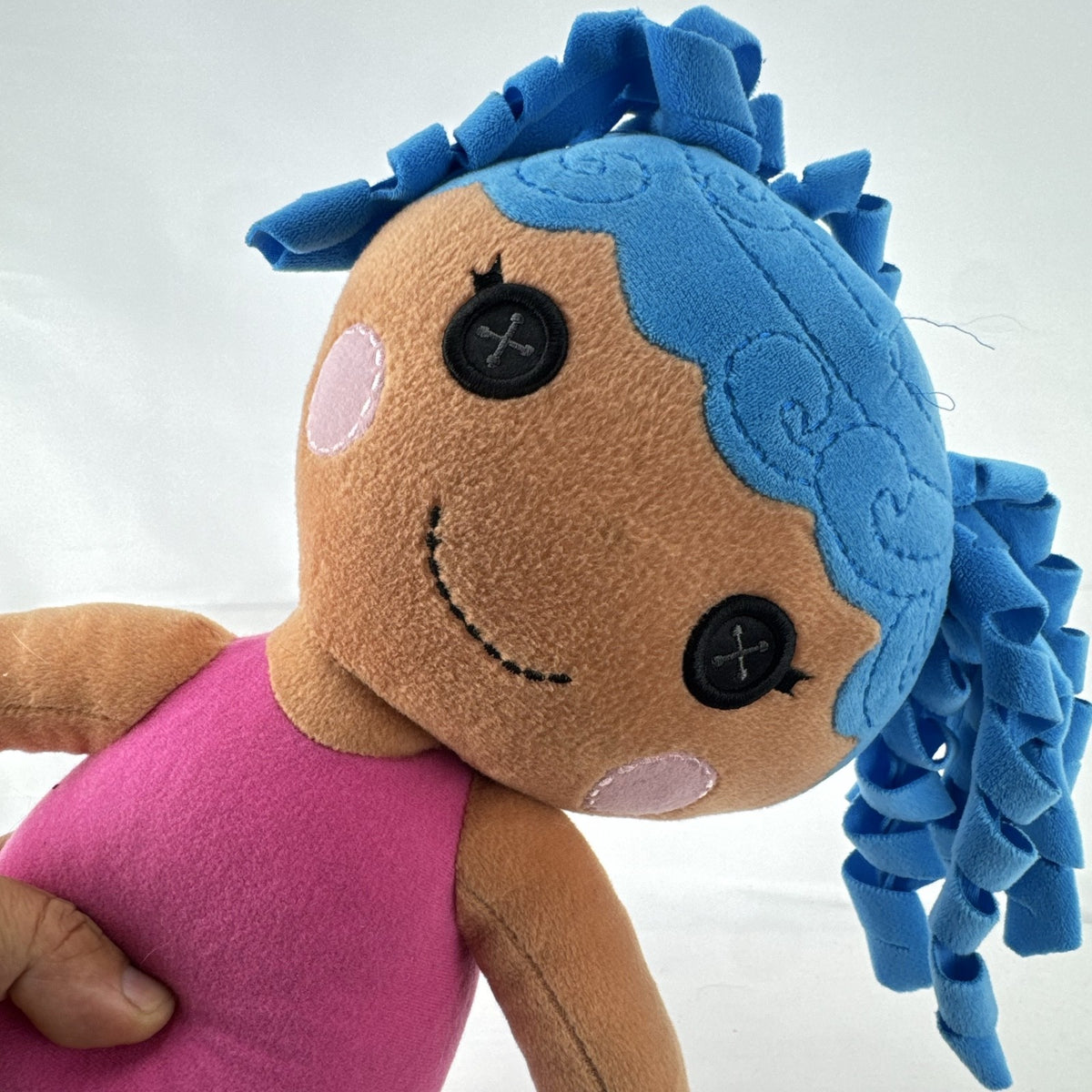 Build-A-Bear Lalaloopsy Marina Anchors 18-inch plush doll with blue fleece hair and black button eyes