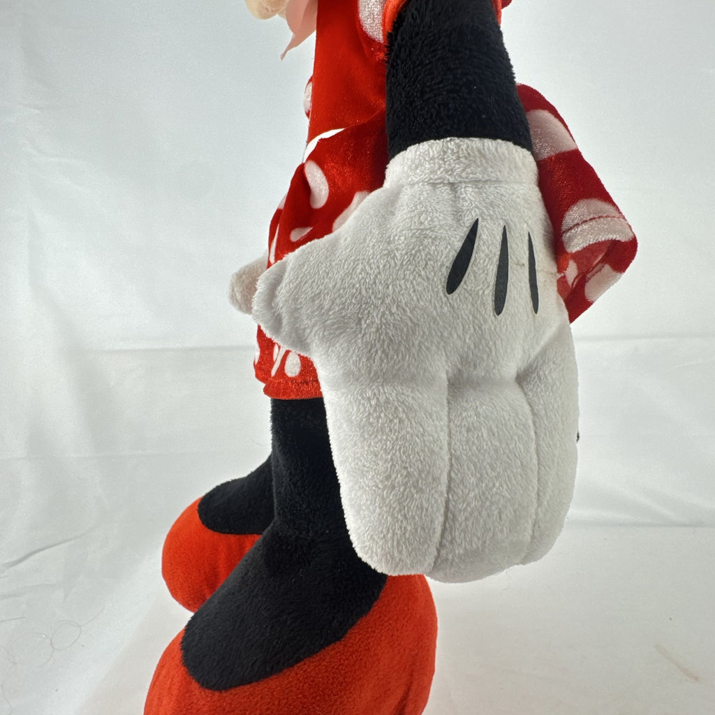 Disney Just Play Minnie Mouse 2021 commemorative 18-inch plush in red polka dot dress