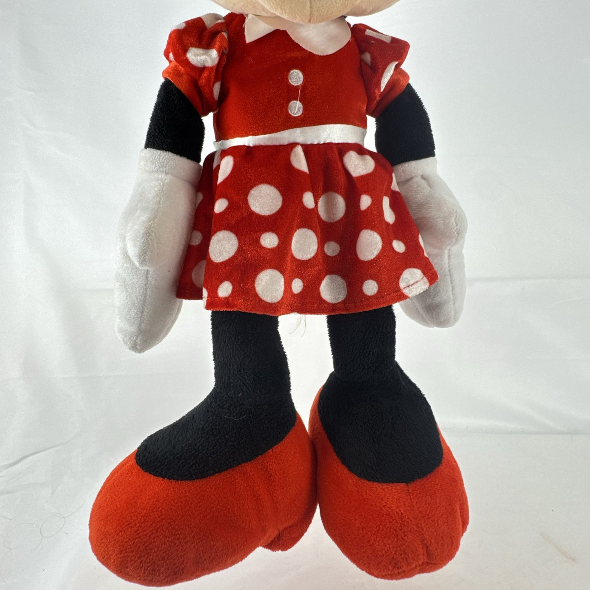 Disney Just Play Minnie Mouse 2021 commemorative 18-inch plush in red polka dot dress