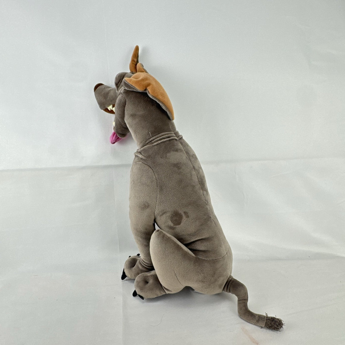 Disney Store Coco Dante dog plush stuffed animal with hanging pink tongue, 16 inches