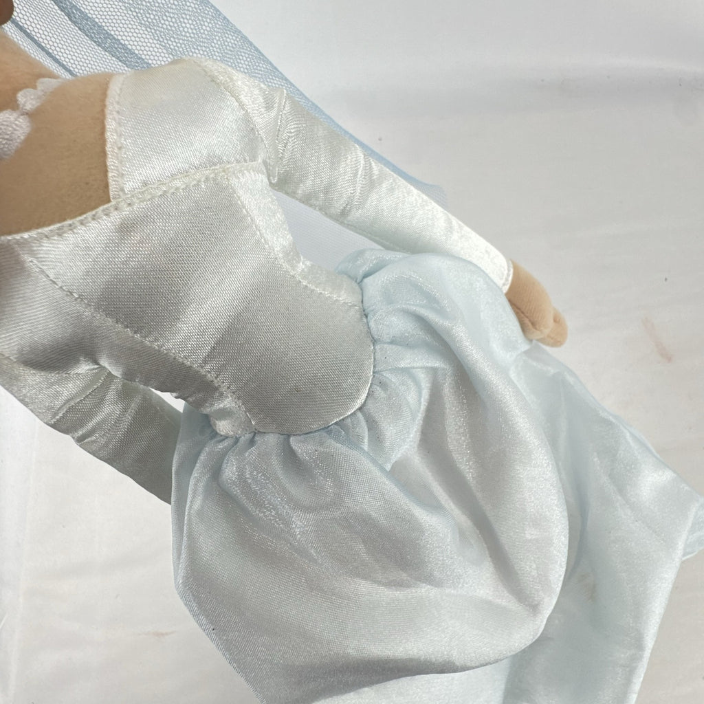 Disney Cinderella bride plush doll in wedding gown with tiara and veil