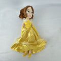 Disney Princess Belle 12-inch plush doll wearing yellow satin ball gown