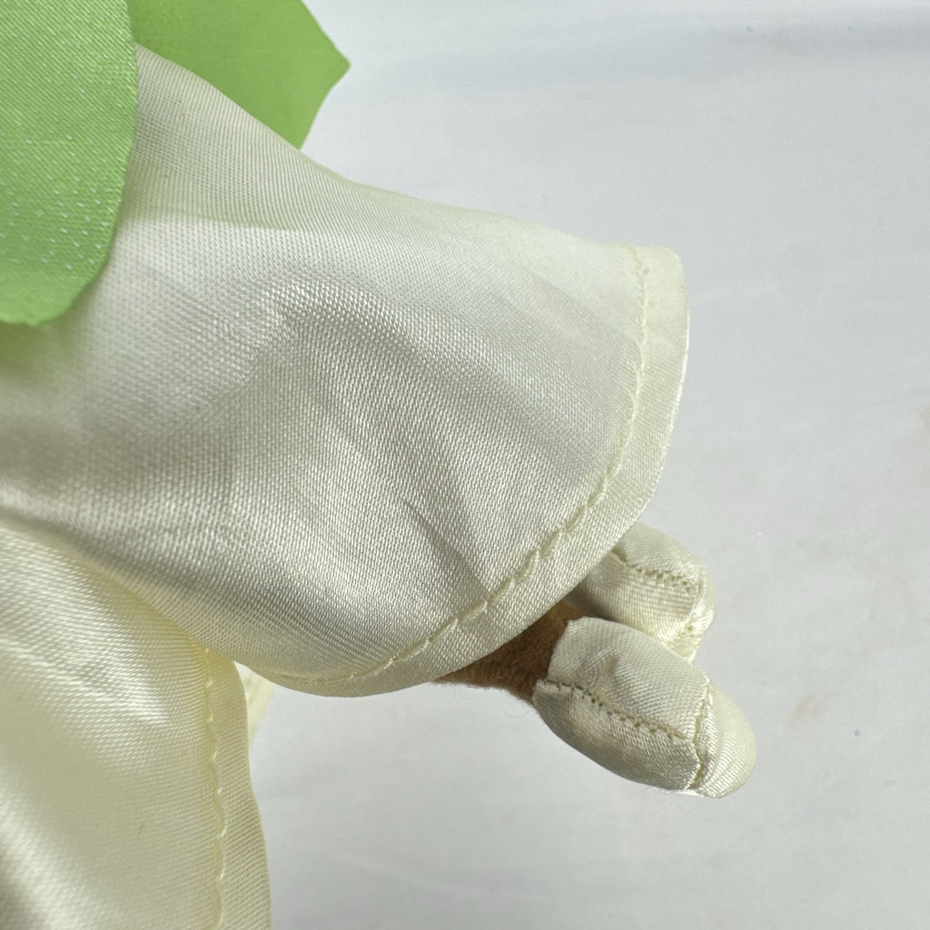 Disney Princess Tiana 11-inch plush doll wearing green satin gown