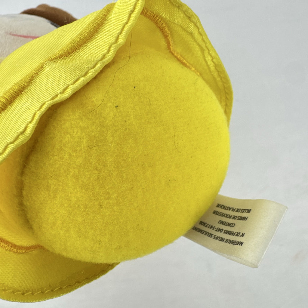 Disney Princess Belle 7.5-inch plush doll in yellow satin-accented ball gown