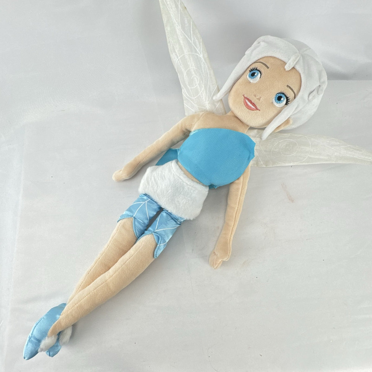 Disney Store 19-inch Periwinkle frost fairy plush doll with translucent wings