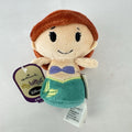 Hallmark itty bittys Ariel mini plush doll with original tags showing green tail and purple top.