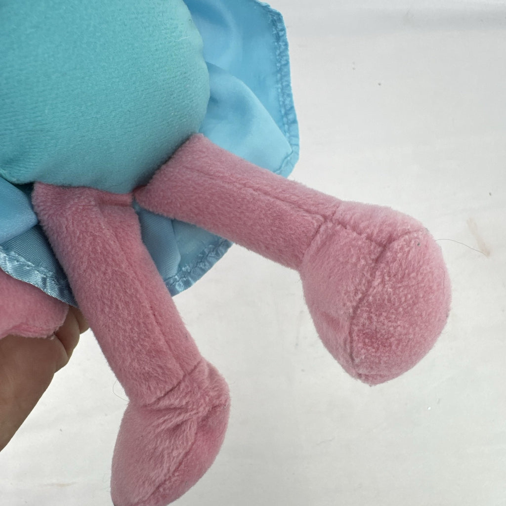 Sesame Street 11-inch Abby Cadabby fairy plush doll wearing blue ruffled dress with wings