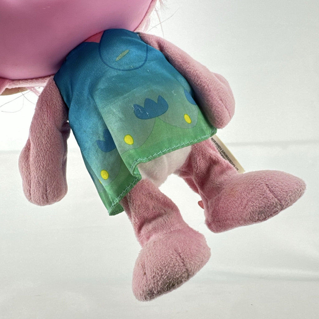 Just Play DreamWorks Trolls Princess Poppy 12-inch plush doll with molded plastic face and pink tinsel hair