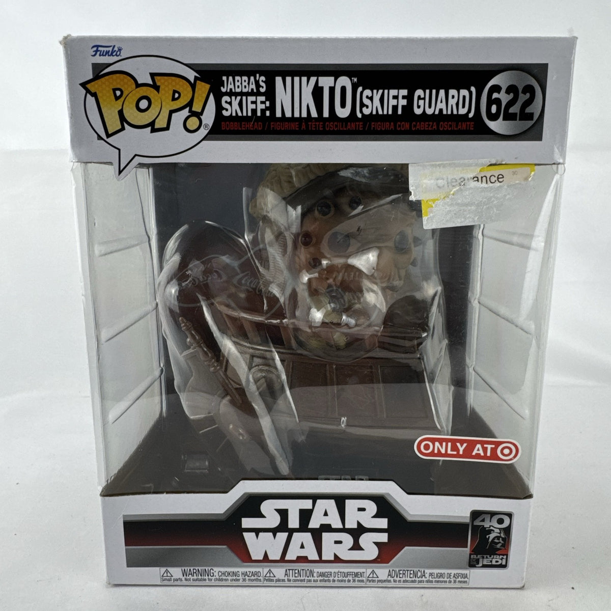 Funko Pop Star Wars Nikto Skiff Guard 622 Target Exclusive vinyl figure in box