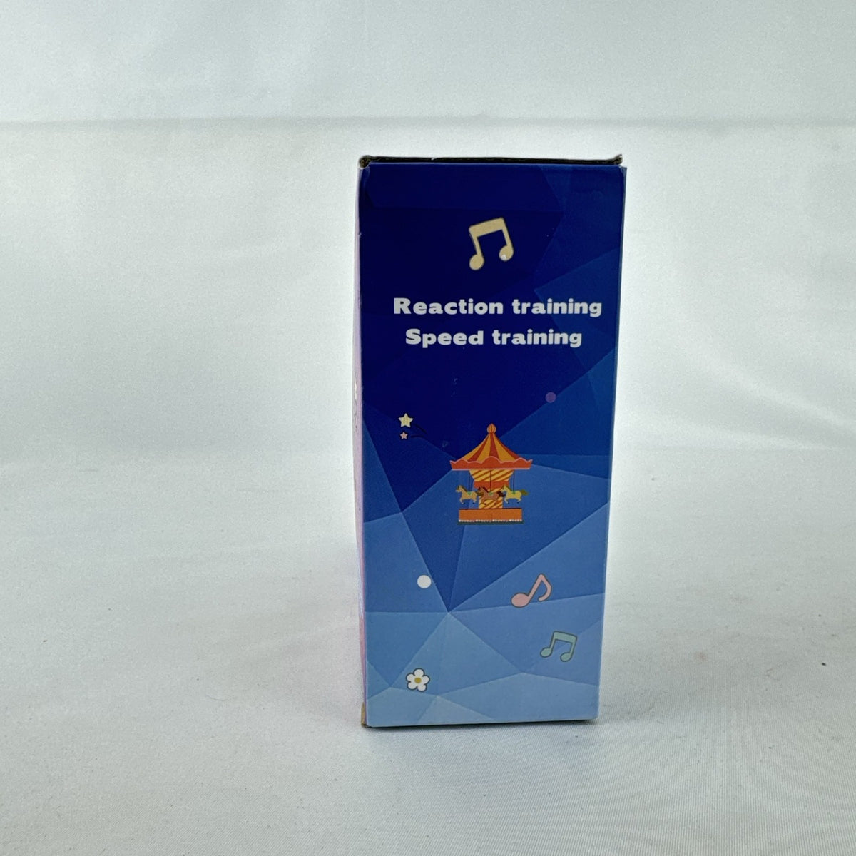 Black bat-winged handheld electronic quick push pop sensory puzzle game in original packaging