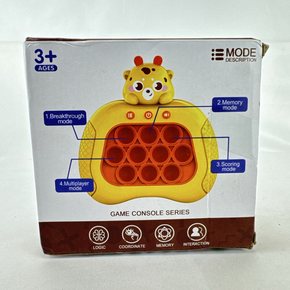 FangZuan duck electronic quick push handheld pop puzzle game in original retail box