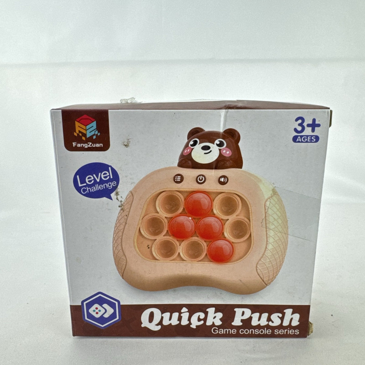 FangZuan handheld light-up push game console model 3678 sealed in original retail box