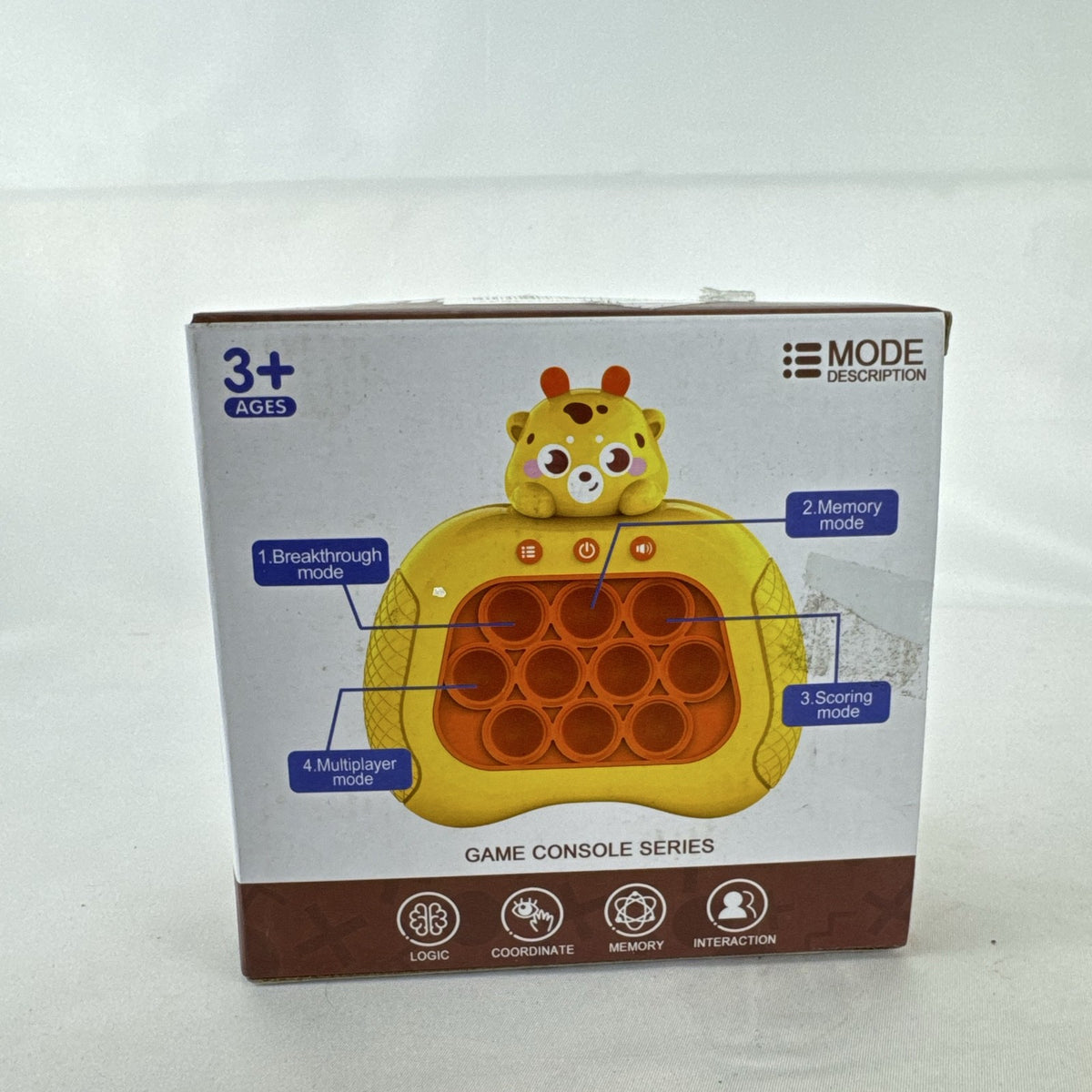 FangZuan handheld light-up push game console model 3678 sealed in original retail box