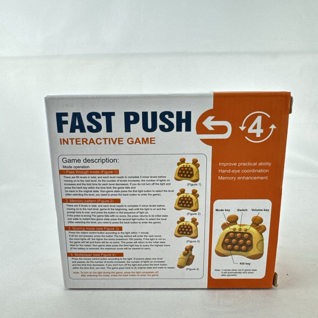 Good Partner Generation 2 Fast Push electronic handheld game in green packaging