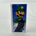 Nintendo DS white plastic clamshell 12 game card case featuring Luigi artwork.