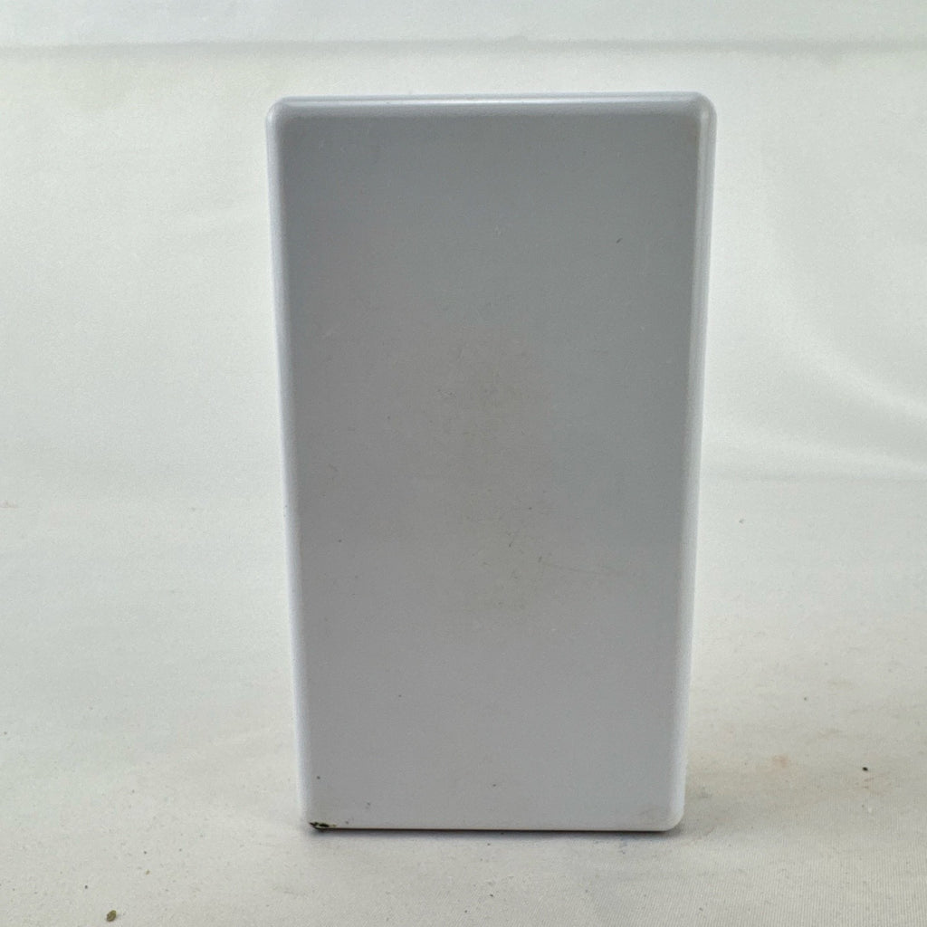 Nintendo DS white plastic clamshell 12 game card case featuring Luigi artwork.