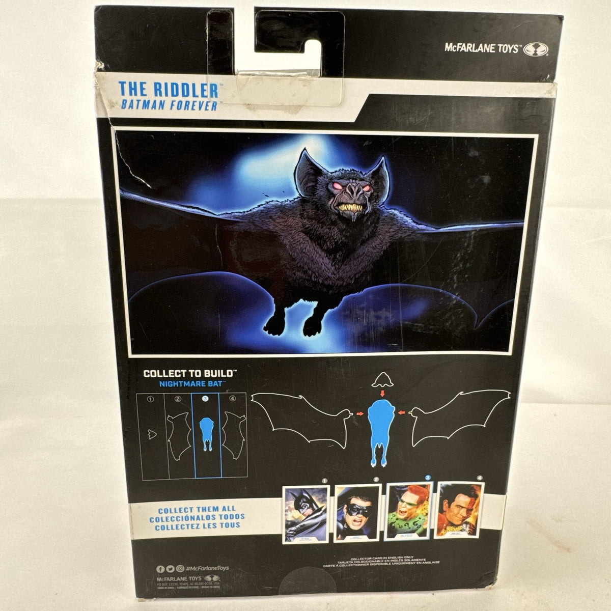 McFarlane Toys DC Multiverse The Riddler 7-inch action figure in original Batman Forever packaging