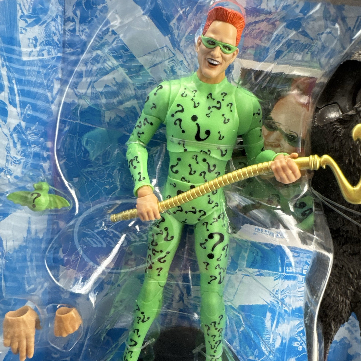 McFarlane Toys DC Multiverse The Riddler 7-inch action figure in original Batman Forever packaging