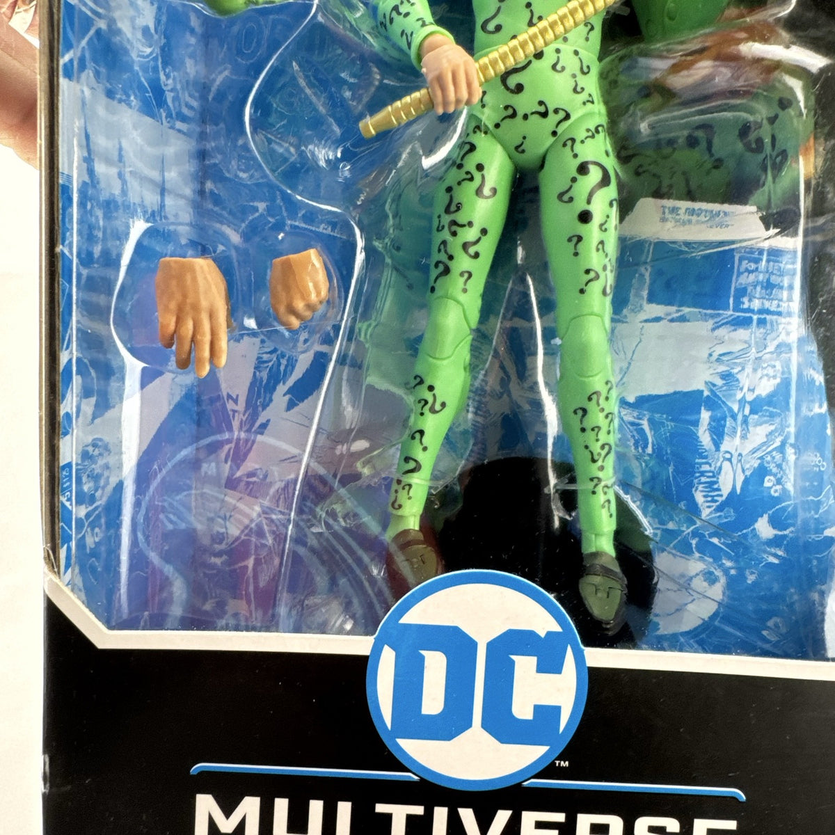 McFarlane Toys DC Multiverse The Riddler 7-inch action figure in original Batman Forever packaging