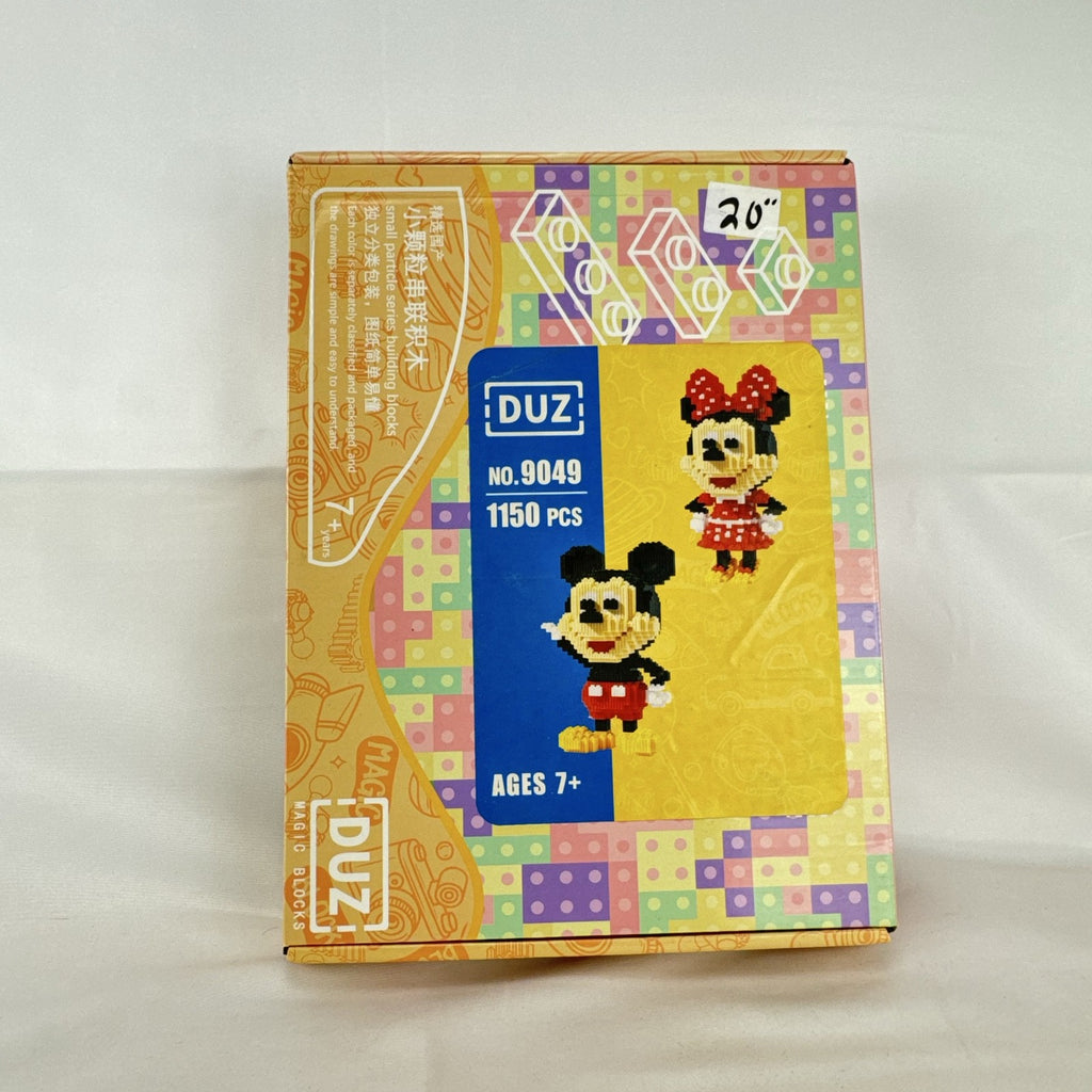 DUZ Mickey and Minnie Mouse 3D micro building blocks set in original sealed box