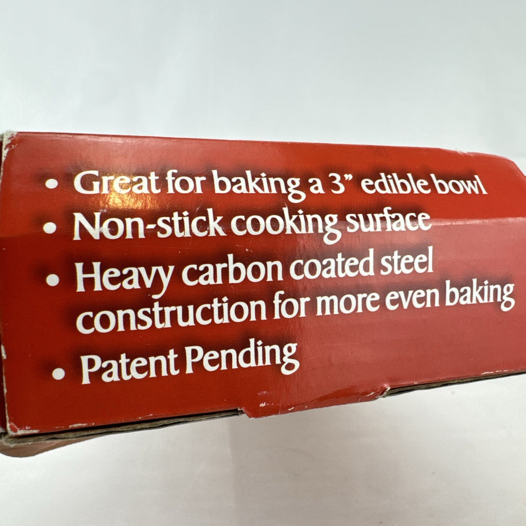 Cook's Choice The Better Baker 6-cavity non-stick carbon steel bowl baking pan in original retail packaging.