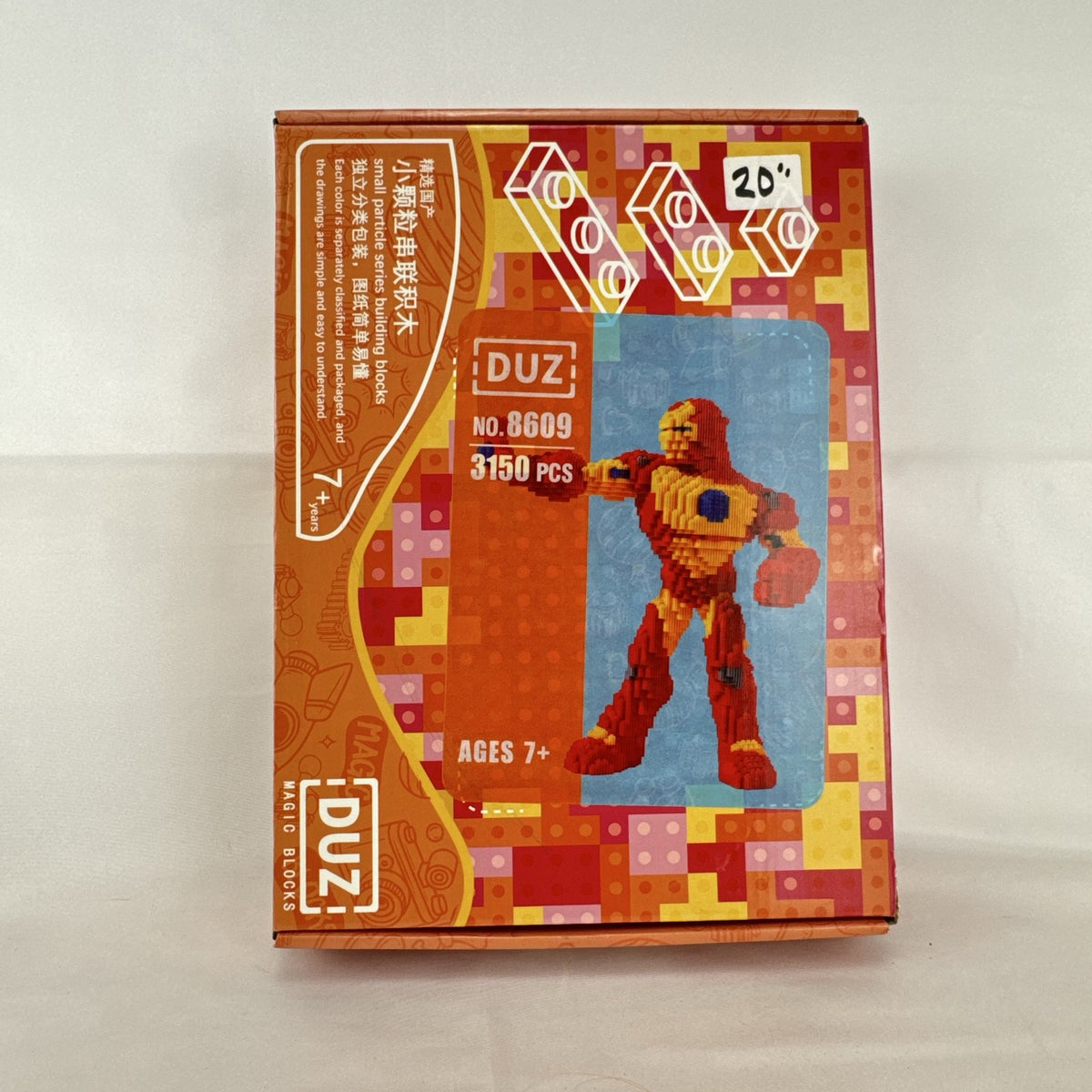 DUZ Magic Blocks Iron Man micro building brick figure set model 8609 in original box