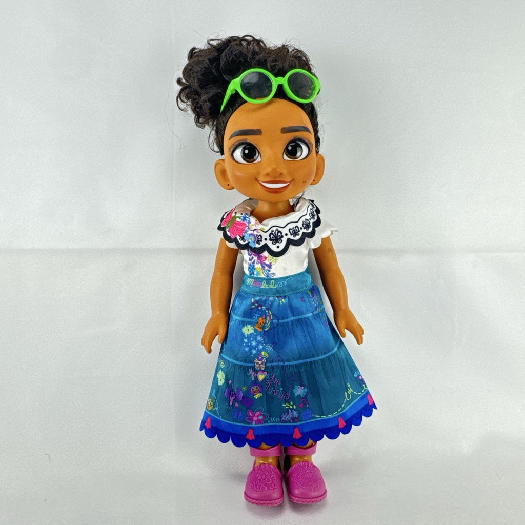 JAKKS Pacific Disney Encanto Mirabel Madrigal 14-inch doll with green glasses and patterned dress