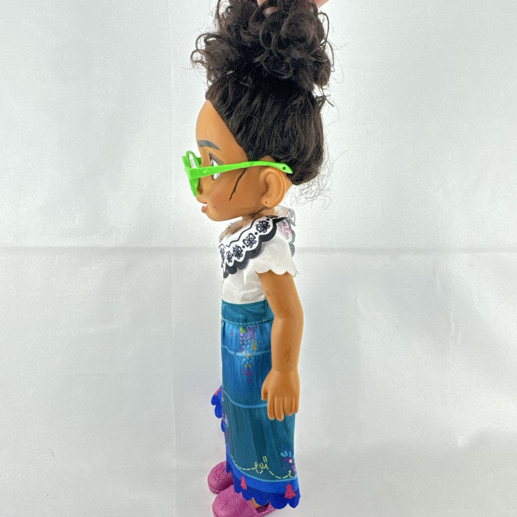 JAKKS Pacific Disney Encanto Mirabel Madrigal 14-inch doll with green glasses and patterned dress